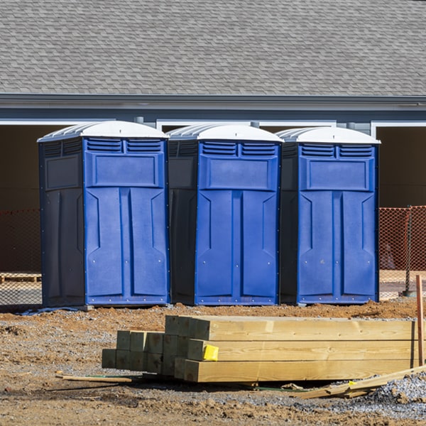 are there any restrictions on where i can place the portable restrooms during my rental period in Lawton